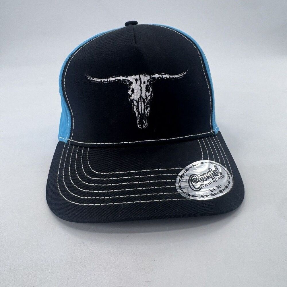 Girls Cowgirl Hardware Baseball Cap Snapback Hat Equestrian Fast Shipping New
